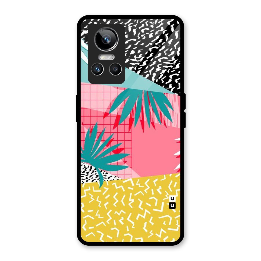Abstract Grass Hues Glass Back Case for Realme GT Neo 3