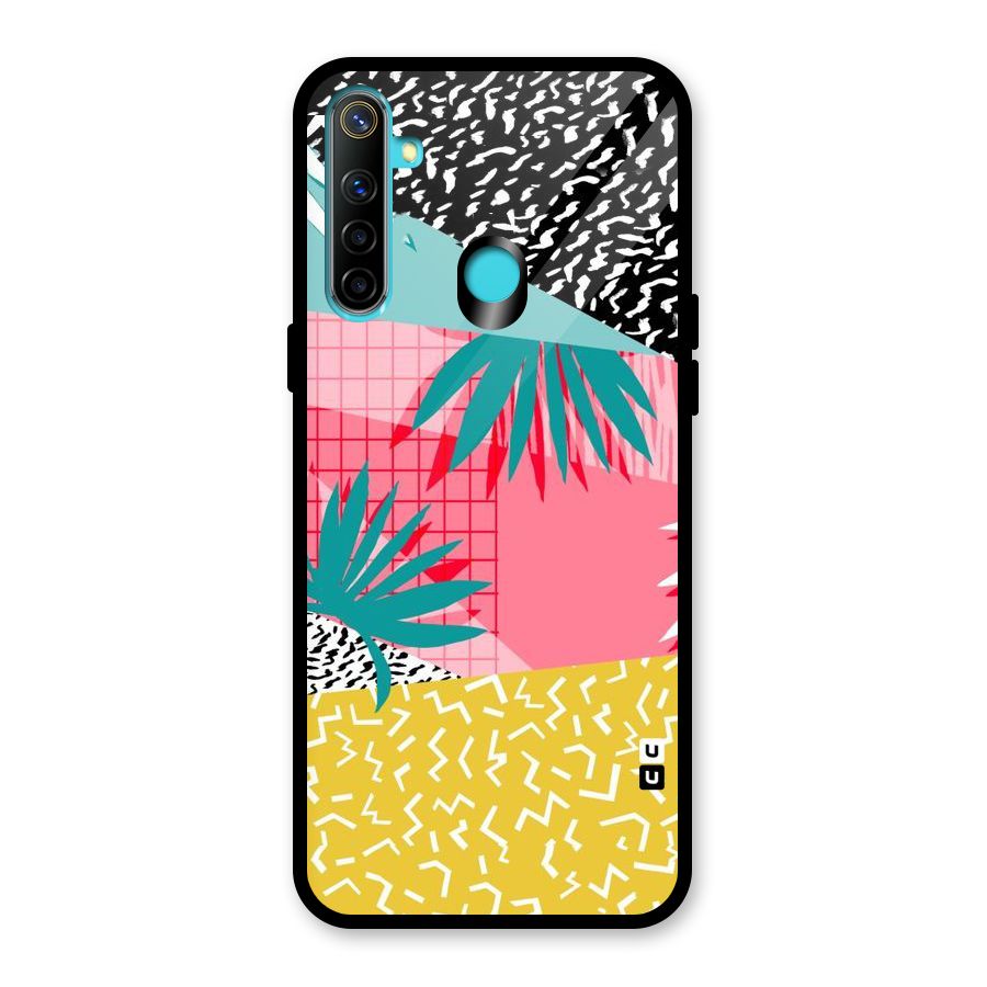 Abstract Grass Hues Glass Back Case for Realme Narzo 10