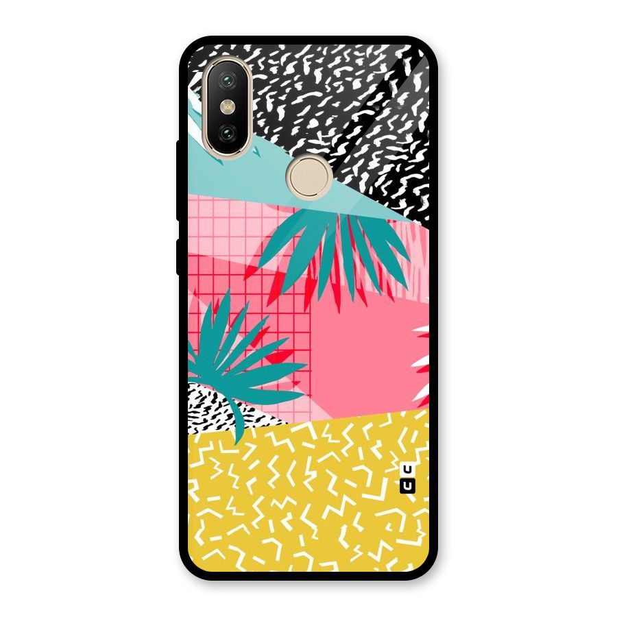 Abstract Grass Hues Glass Back Case for Redmi A2