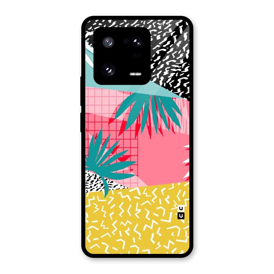 Abstract Grass Hues Glass Back Case for Xiaomi 13 Pro
