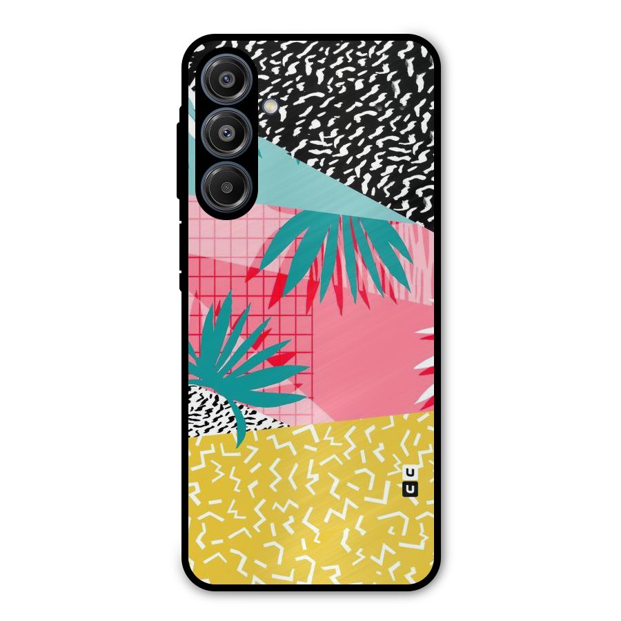 Abstract Grass Hues Metal Back Case for Galaxy A16 5G