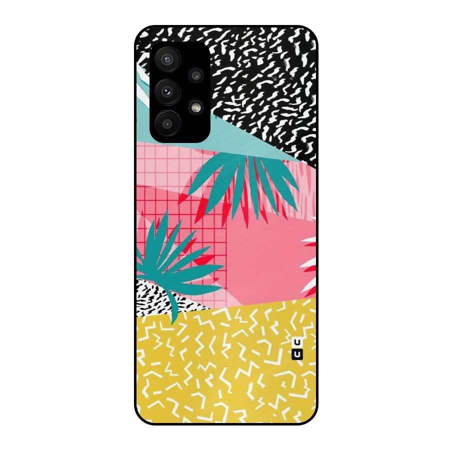 Abstract Grass Hues Metal Back Case for Galaxy A23