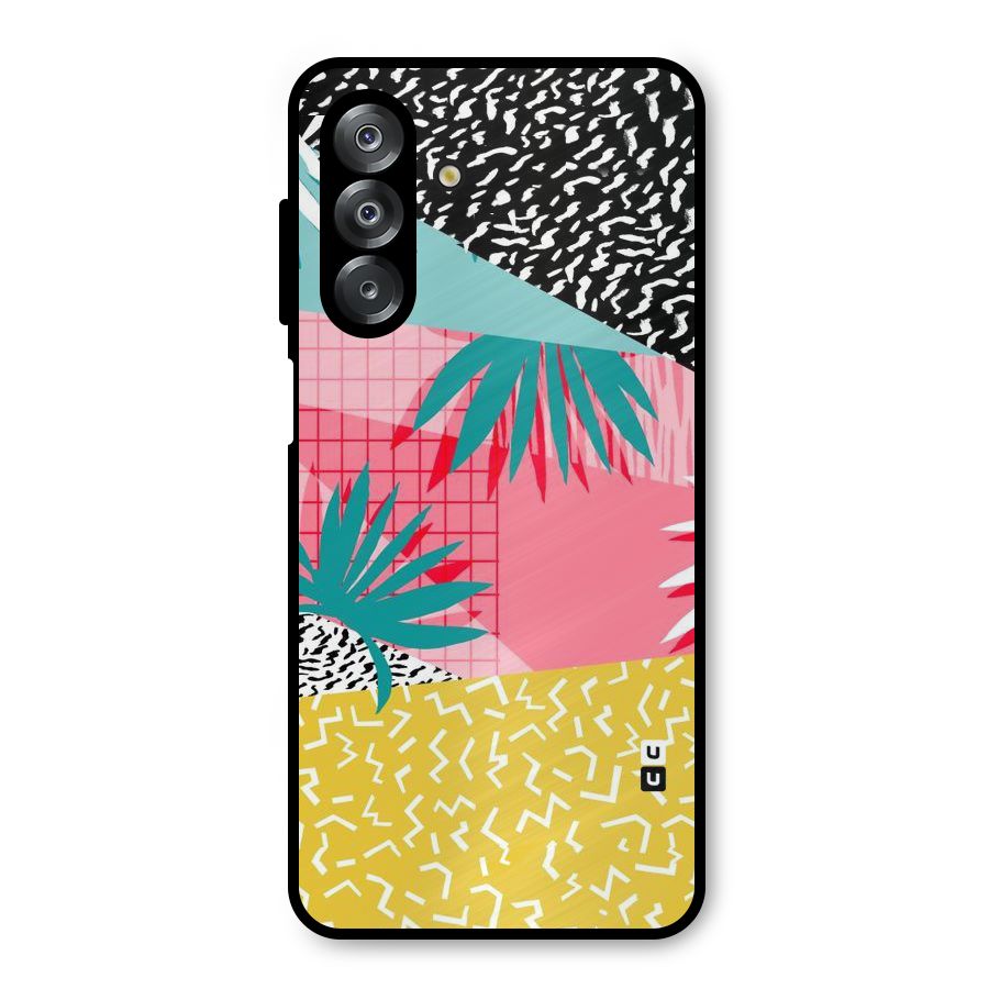 Abstract Grass Hues Metal Back Case for Galaxy A26
