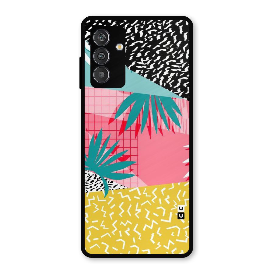 Abstract Grass Hues Metal Back Case for Galaxy F13