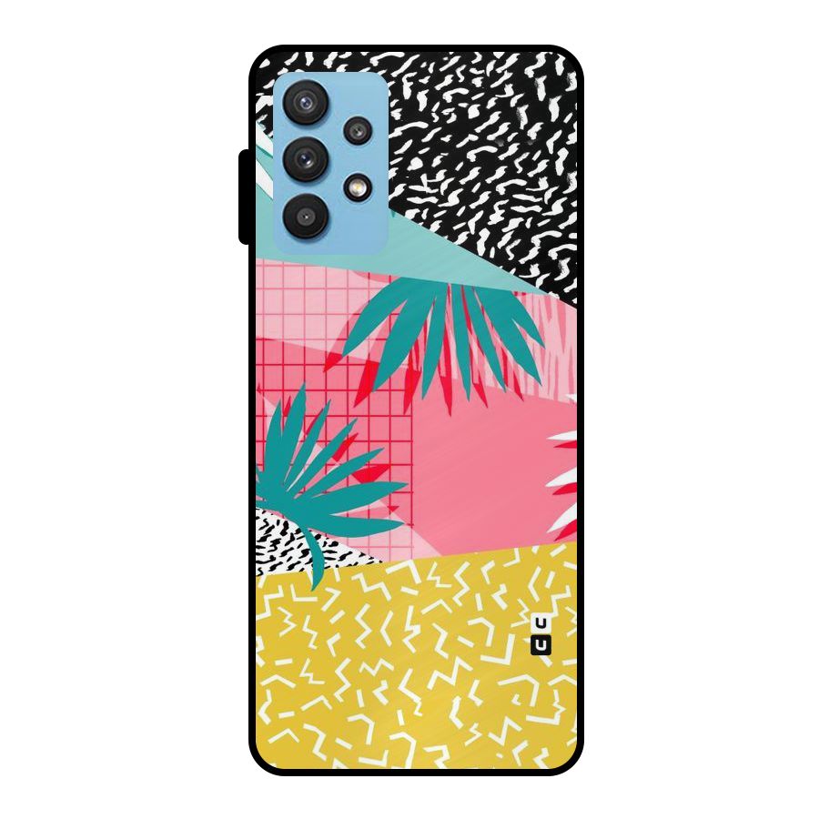 Abstract Grass Hues Metal Back Case for Galaxy M32 5G
