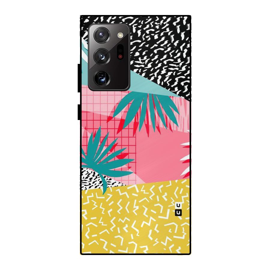 Abstract Grass Hues Metal Back Case for Galaxy Note 20 Ultra