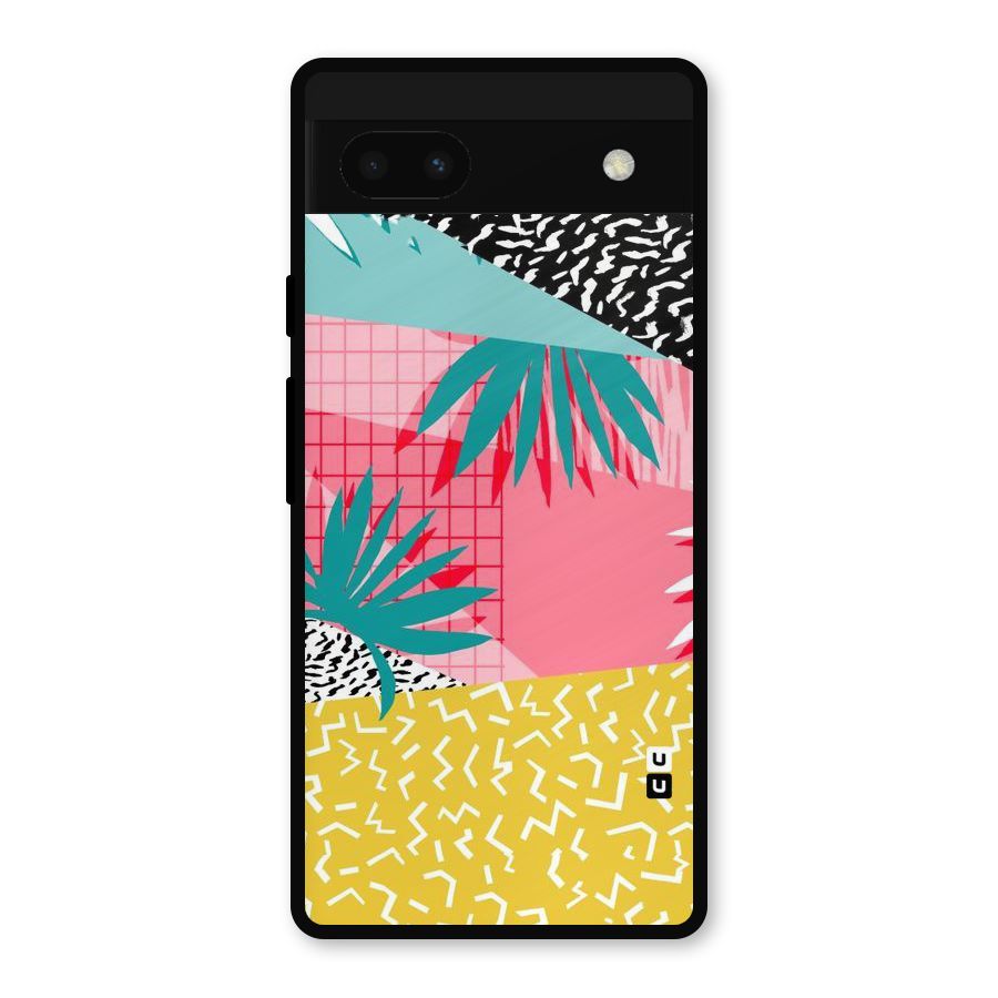 Abstract Grass Hues Metal Back Case for Google Pixel 6a