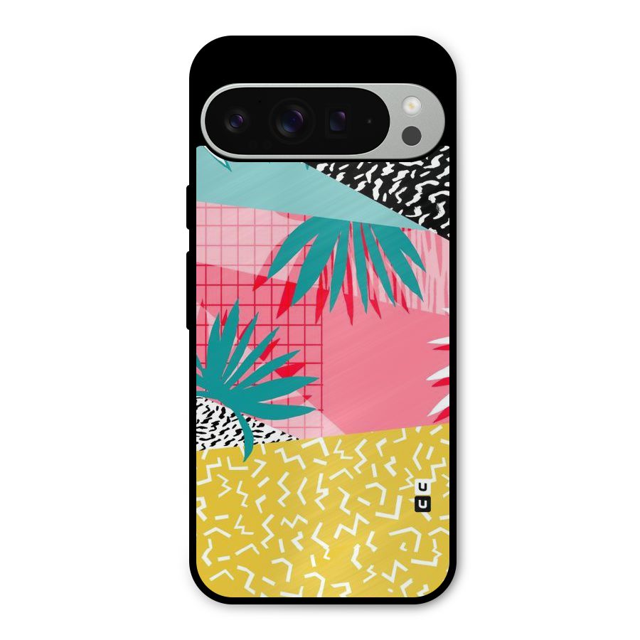 Abstract Grass Hues Metal Back Case for Google Pixel 9 Pro XL
