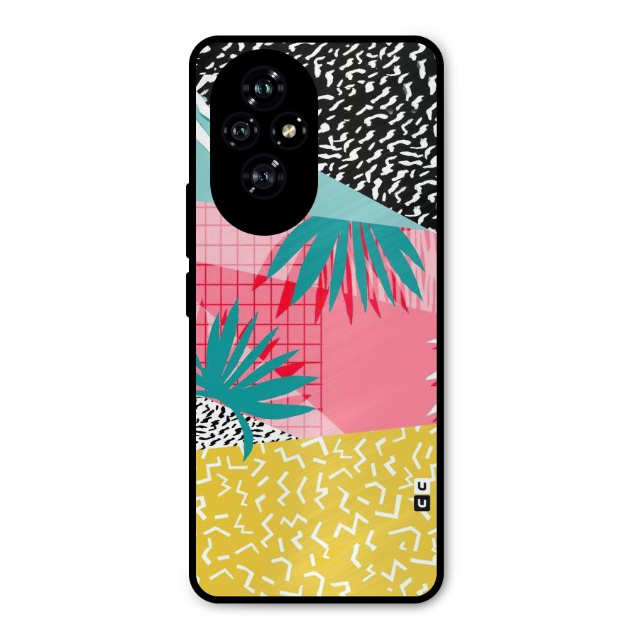 Abstract Grass Hues Metal Back Case for Honor 200