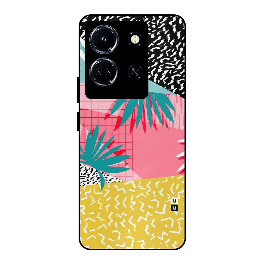 Abstract Grass Hues Metal Back Case for Infinix Note 30 5G