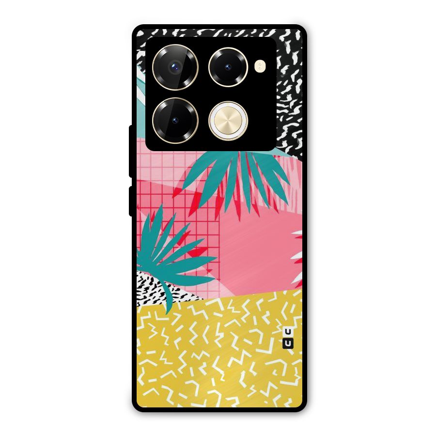 Abstract Grass Hues Metal Back Case for Infinix Note 40 Pro Plus