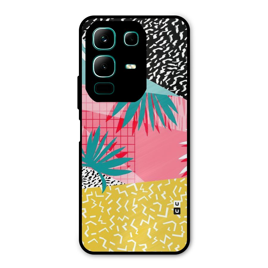 Abstract Grass Hues Metal Back Case for Infinix Note 50x