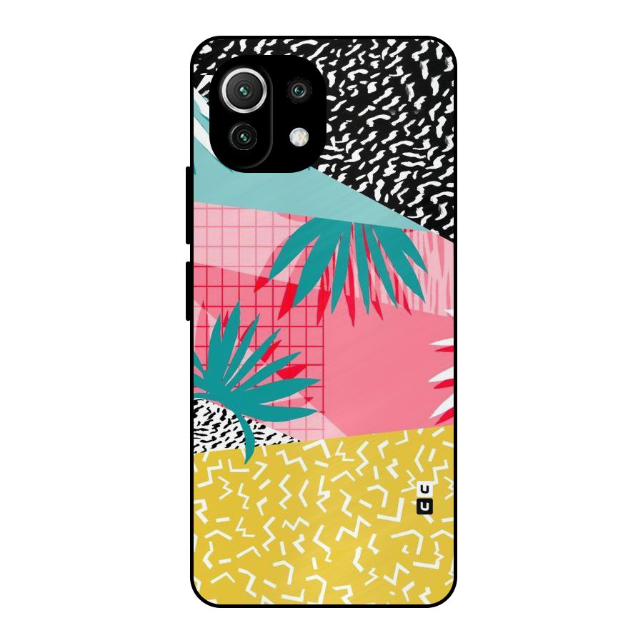 Abstract Grass Hues Metal Back Case for Mi 11 Lite