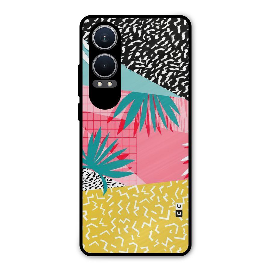 Abstract Grass Hues Metal Back Case for OnePlus Nord CE4 Lite