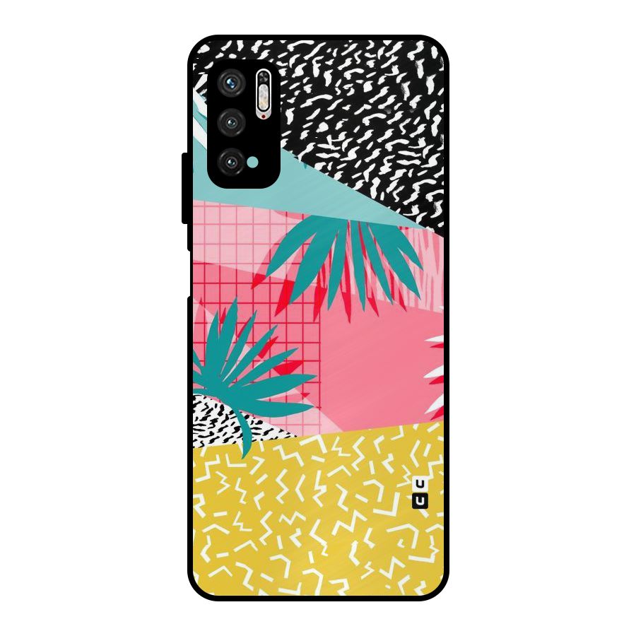 Abstract Grass Hues Metal Back Case for Poco M3 Pro 5G