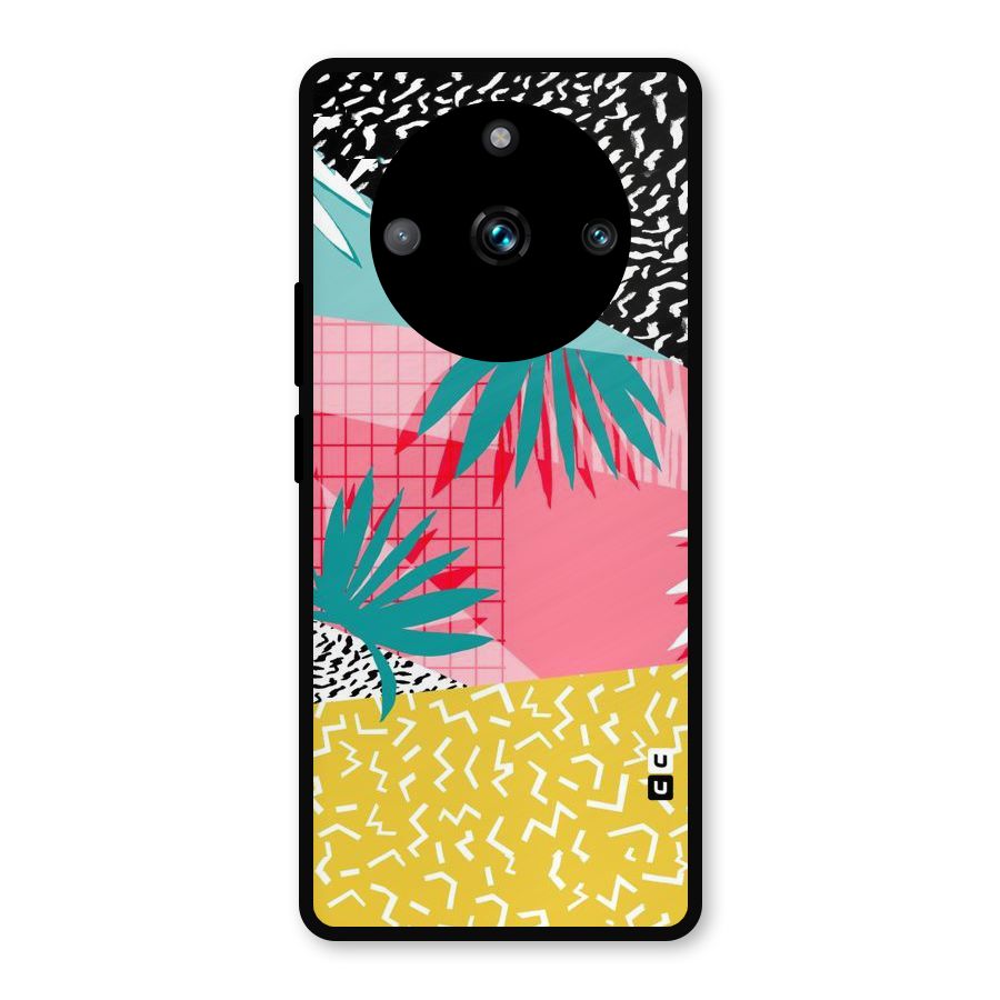 Abstract Grass Hues Metal Back Case for Realme 11 Pro