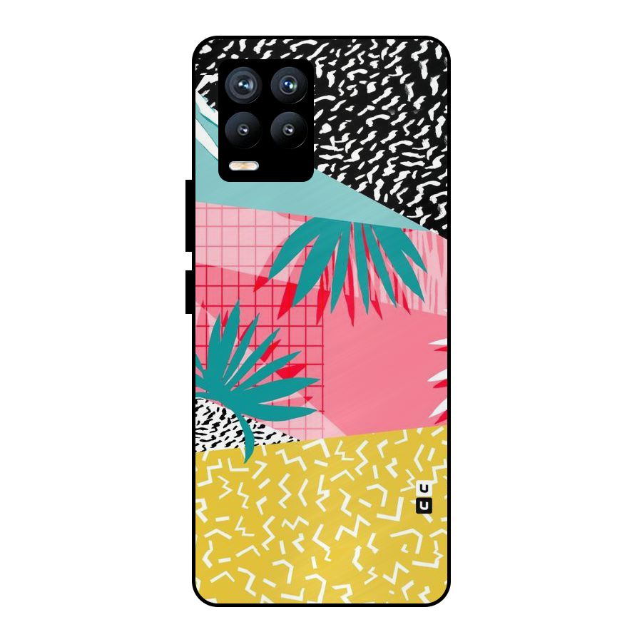 Abstract Grass Hues Metal Back Case for Realme 8 Pro