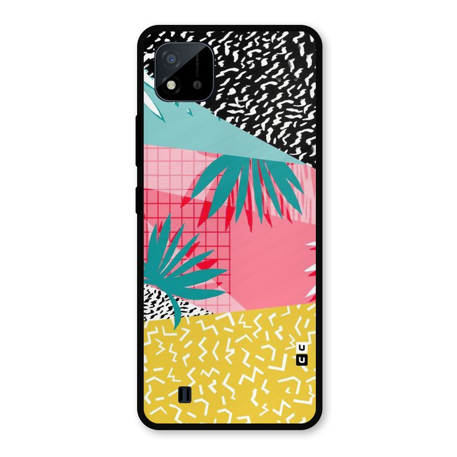 Abstract Grass Hues Metal Back Case for Realme C11 2021