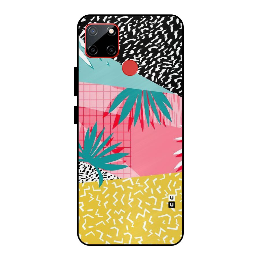 Abstract Grass Hues Metal Back Case for Realme C12