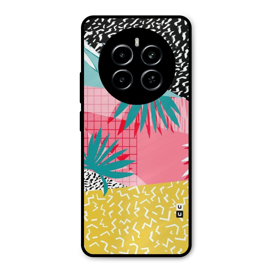 Abstract Grass Hues Metal Back Case for Realme P1