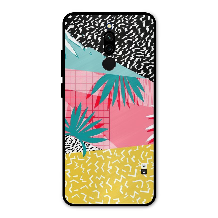 Abstract Grass Hues Metal Back Case for Redmi 8