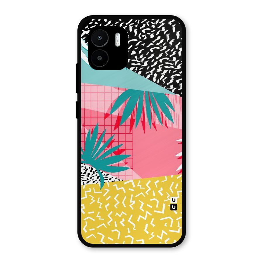 Abstract Grass Hues Metal Back Case for Redmi A1