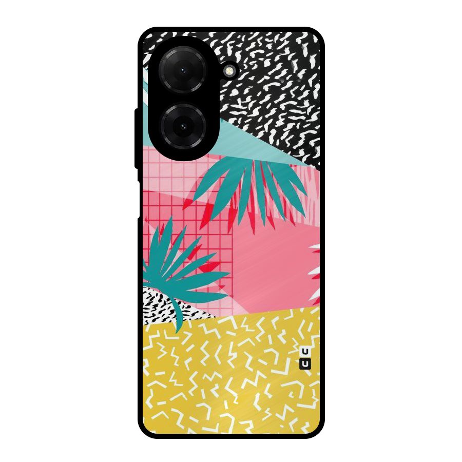 Abstract Grass Hues Metal Back Case for Redmi A5 4G
