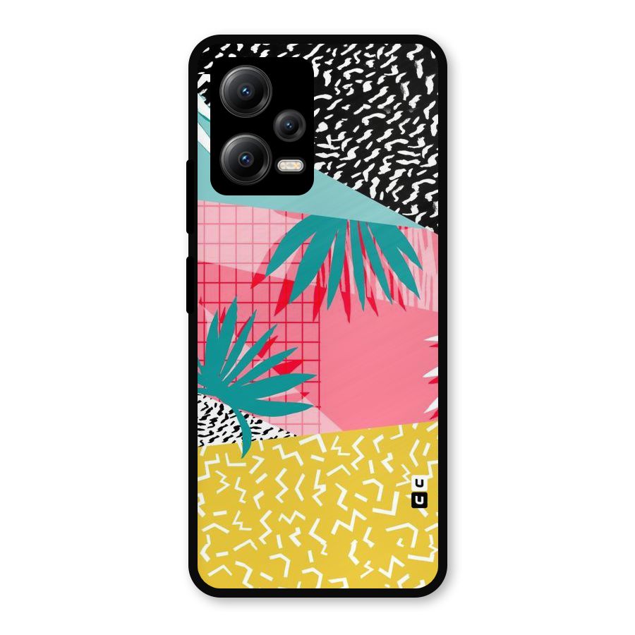 Abstract Grass Hues Metal Back Case for Redmi Note 12 5G