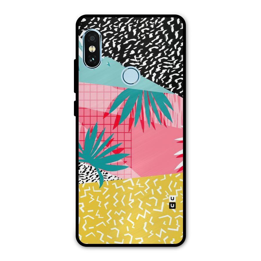 Abstract Grass Hues Metal Back Case for Redmi Note 5 Pro