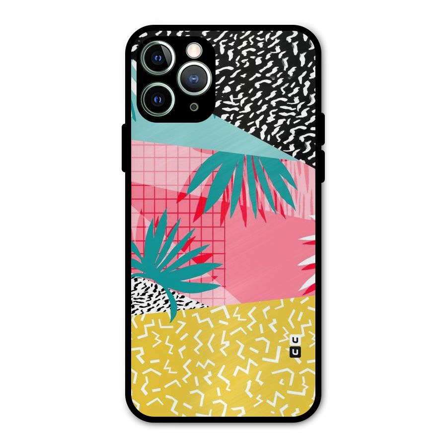 Abstract Grass Hues Metal Back Case for iPhone 11 Pro Max
