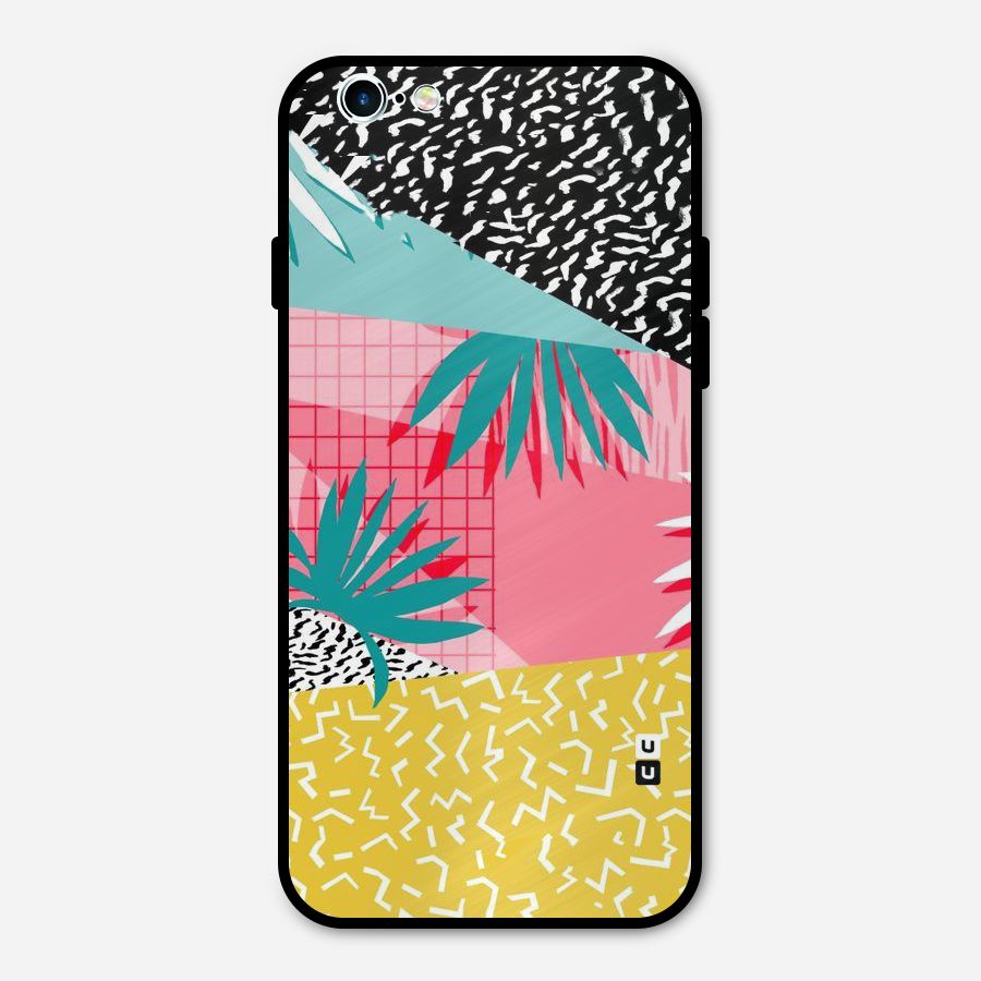 Abstract Grass Hues Metal Back Case for iPhone 6 6s