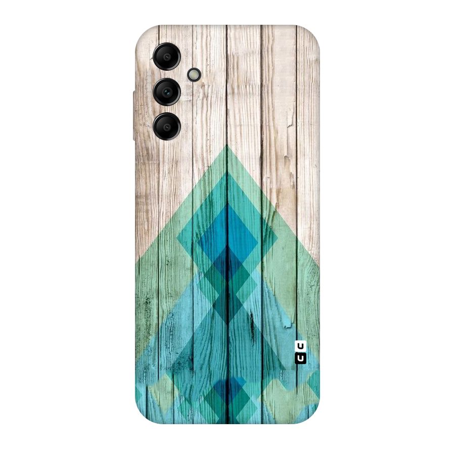 Abstract Green And Wood Original Polycarbonate Back Case for Galaxy A14 5G