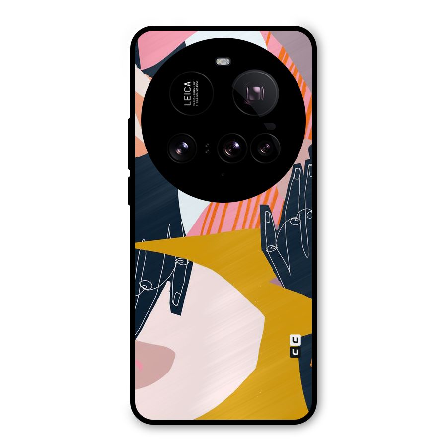 Abstract Hands Metal Back Case for Xiaomi 15 Ultra