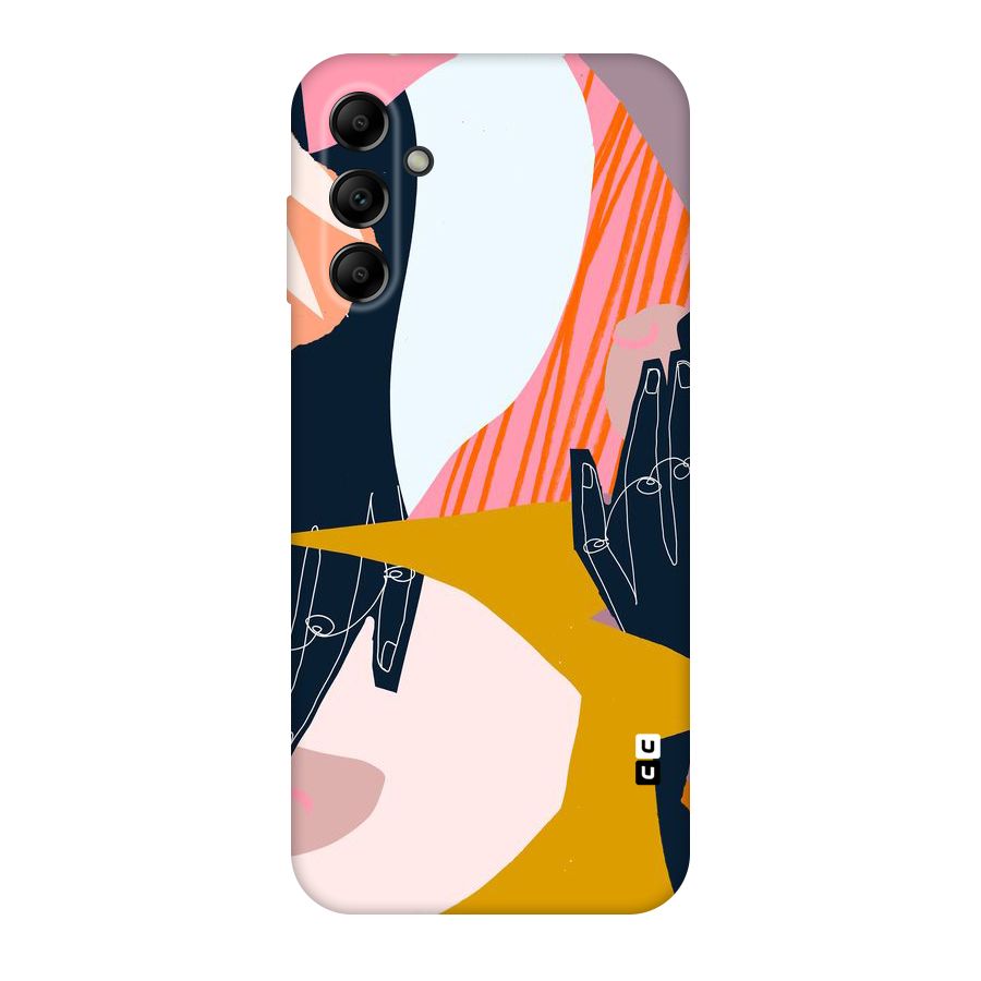 Abstract Hands Original Polycarbonate Back Case for Galaxy A14 5G