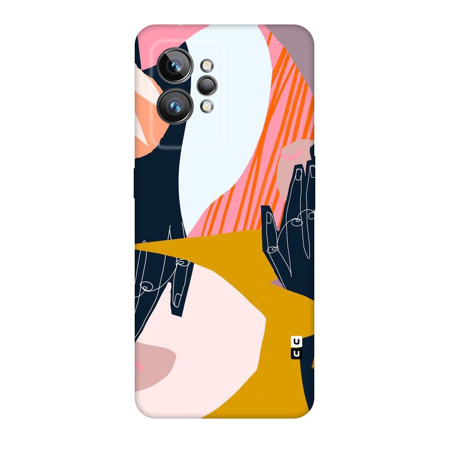 Abstract Hands Original Polycarbonate Back Case for Realme GT2 Pro