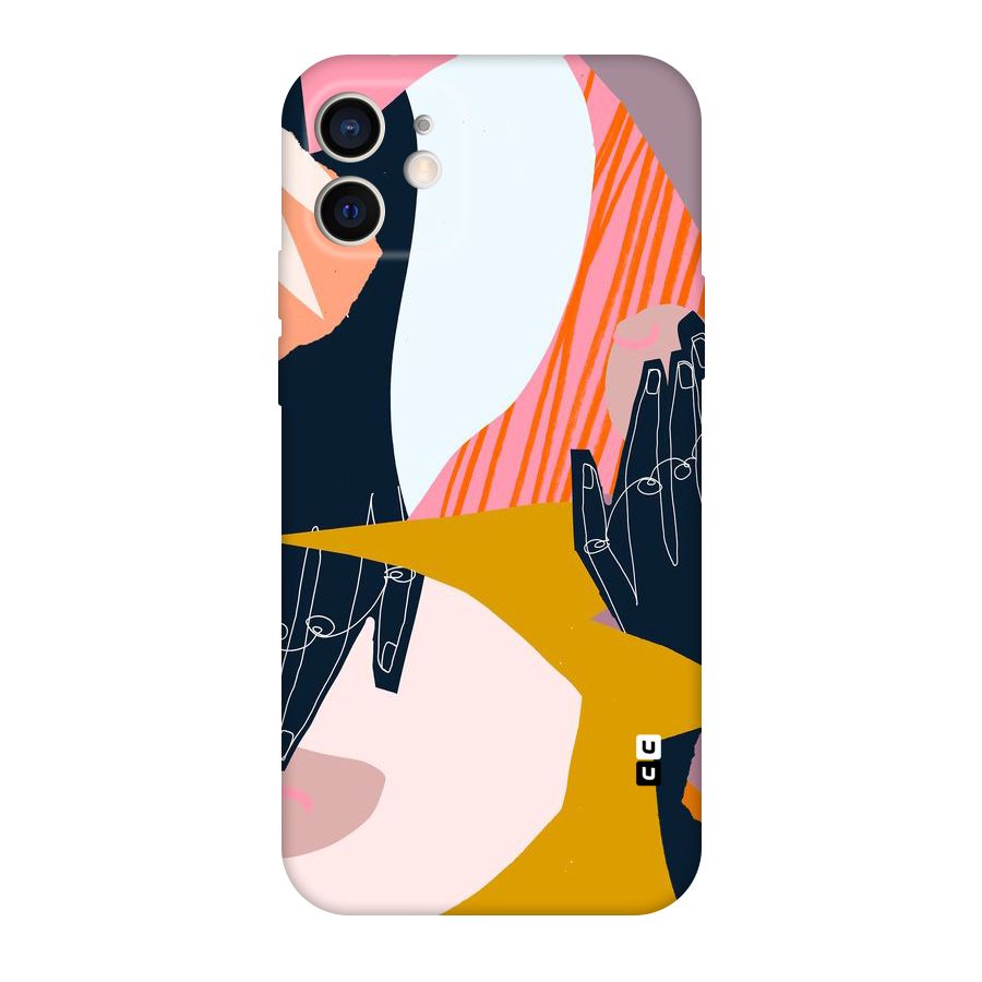 Abstract Hands Original Polycarbonate Back Case for iPhone 12