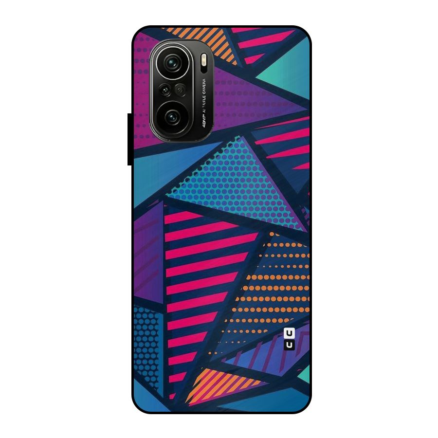 Abstract Lines Polka Metal Back Case for Mi 11x