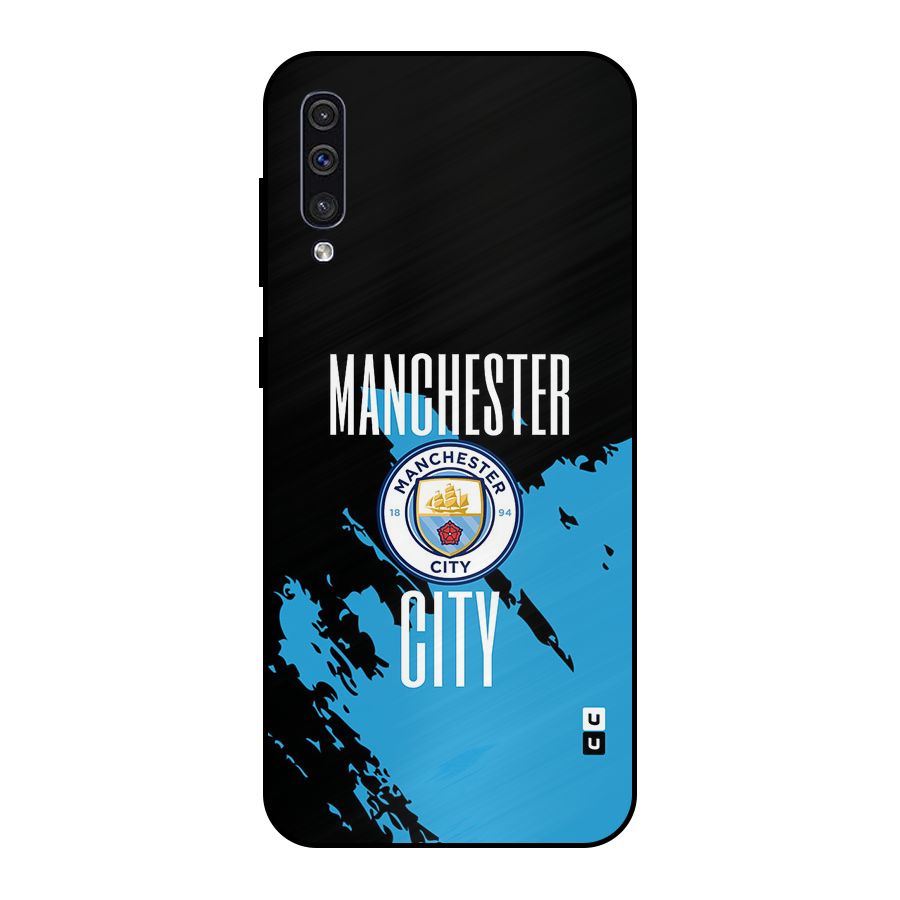 Abstract Manchester Metal Back Case for Galaxy A50