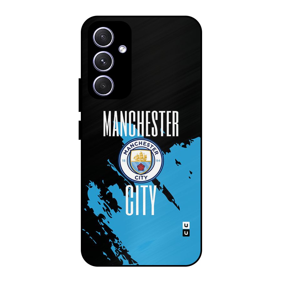 Abstract Manchester Metal Back Case for Galaxy A54