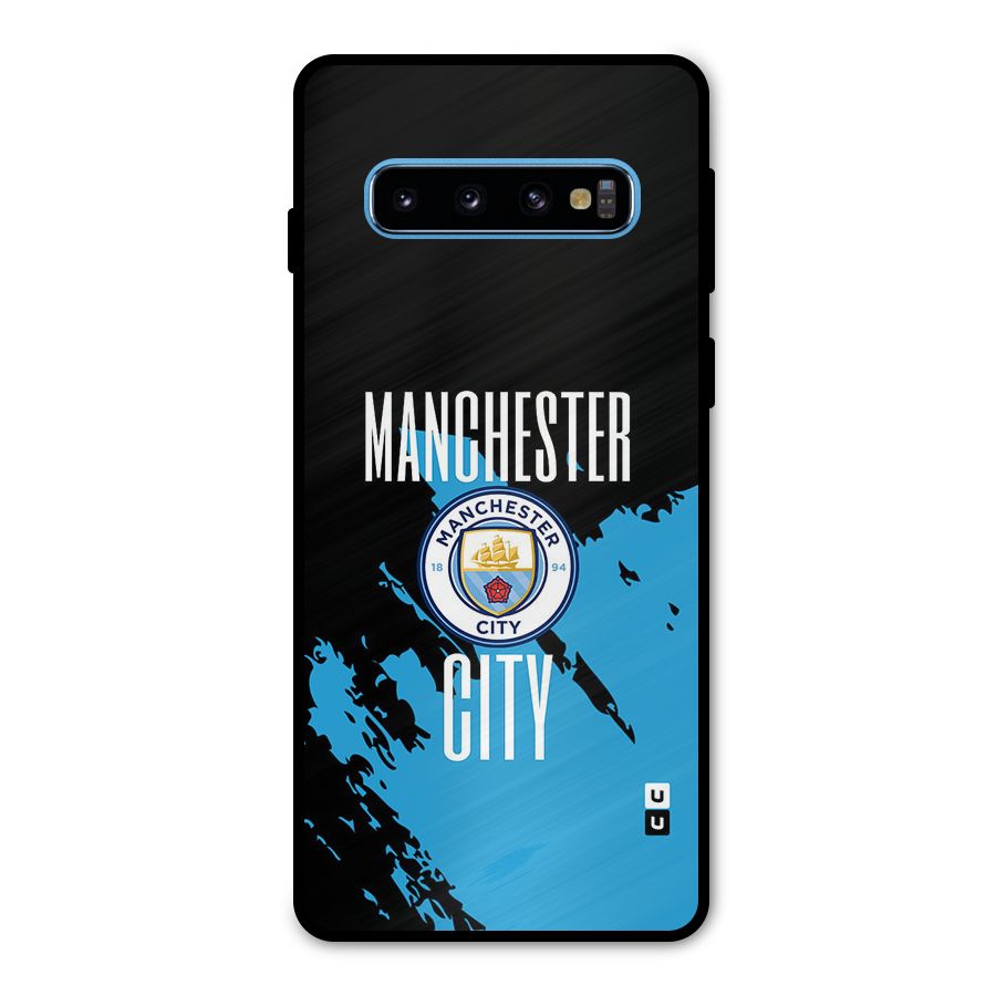 Abstract Manchester Metal Back Case for Galaxy S10