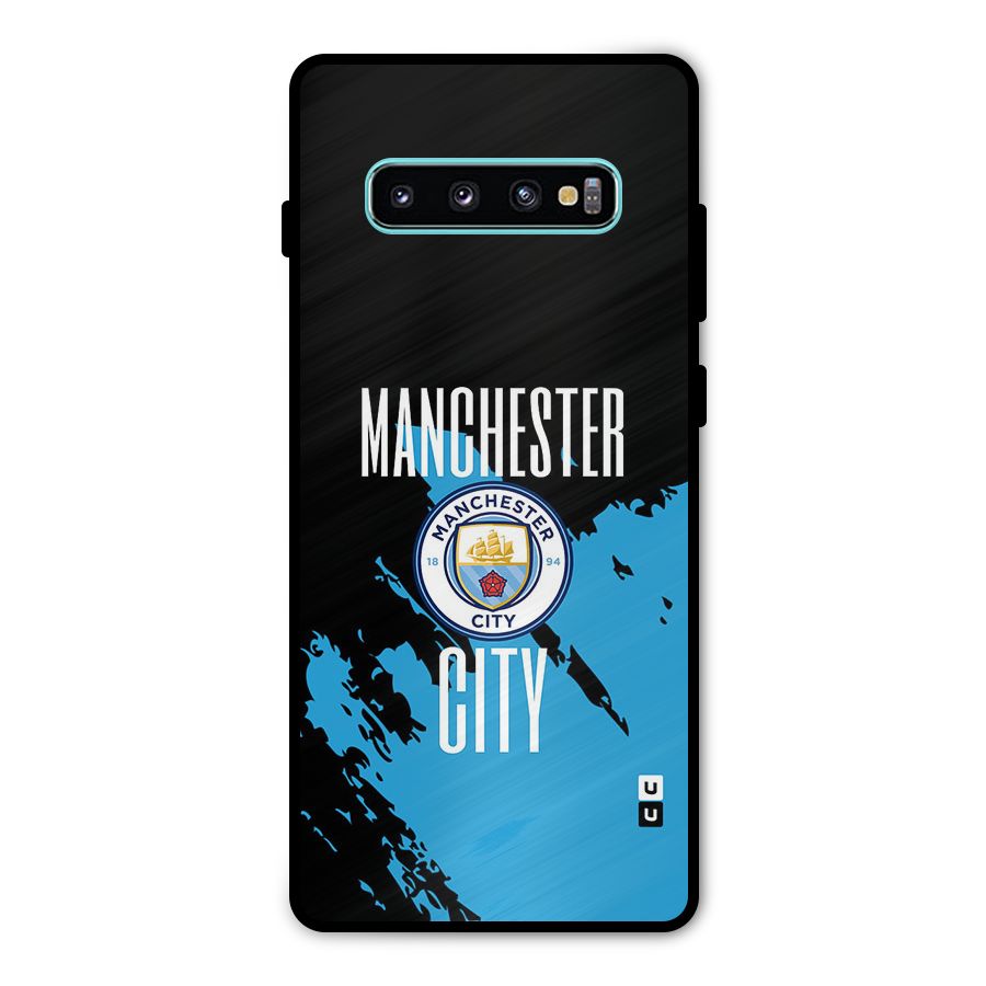 Abstract Manchester Metal Back Case for Galaxy S10 Plus