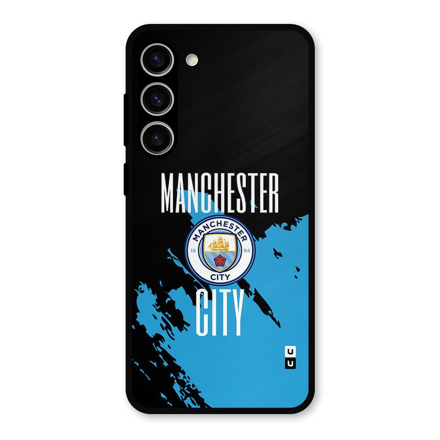 Abstract Manchester Metal Back Case for Galaxy S23 Plus