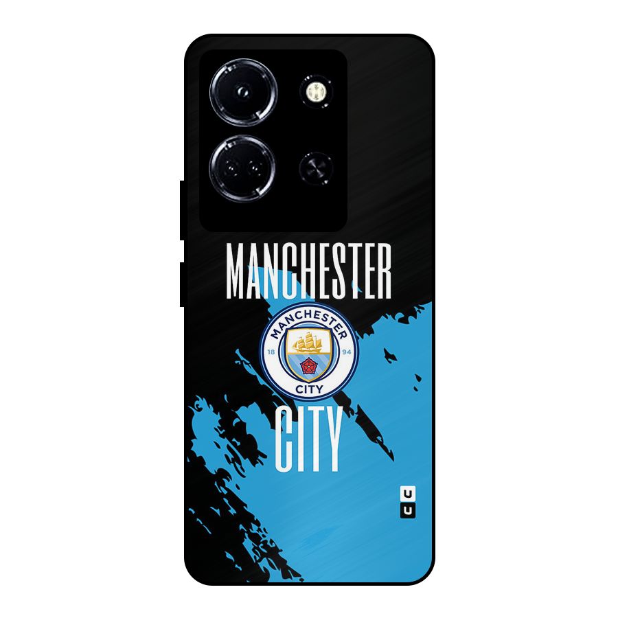 Abstract Manchester Metal Back Case for Infinix Note 30 5G
