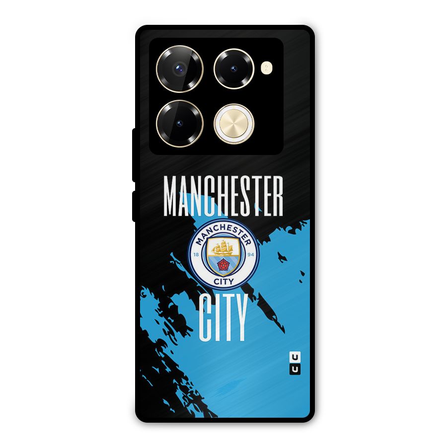 Abstract Manchester Metal Back Case for Infinix Note 40 Pro Plus