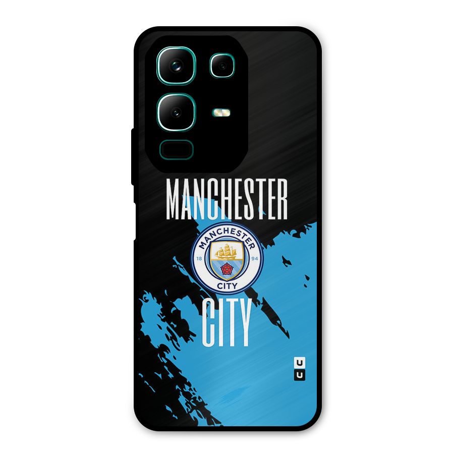 Abstract Manchester Metal Back Case for Infinix Note 50x