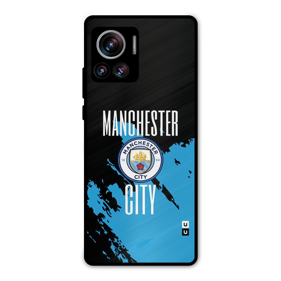 Abstract Manchester Metal Back Case for Motorola Edge 30 Ultra