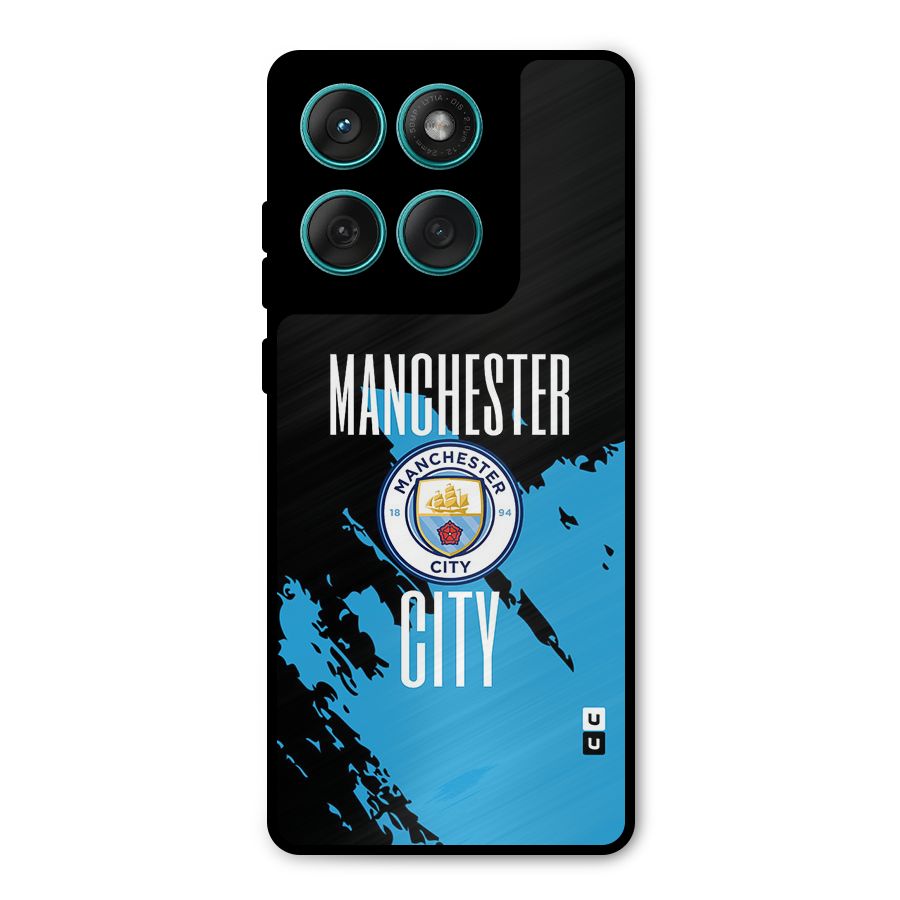 Abstract Manchester Metal Back Case for Motorola Edge 60