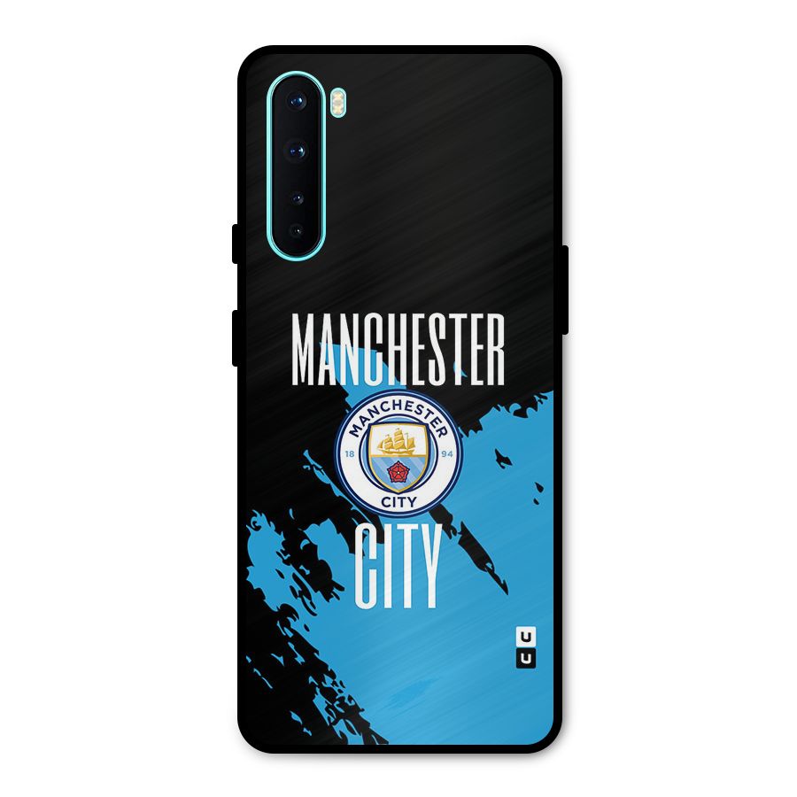 Abstract Manchester Metal Back Case for OnePlus Nord