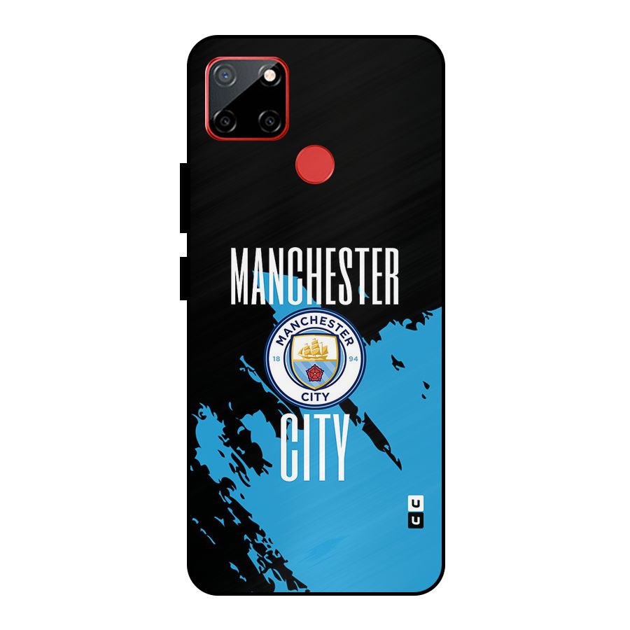 Abstract Manchester Metal Back Case for Realme C12