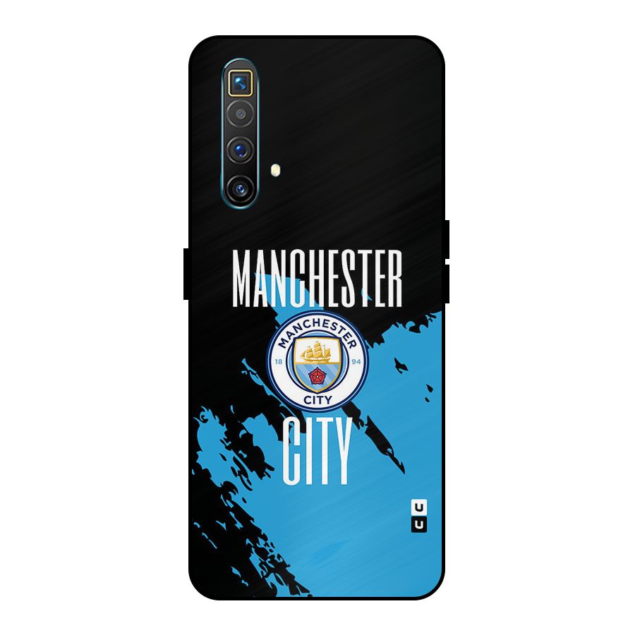Abstract Manchester Metal Back Case for Realme X3 SuperZoom